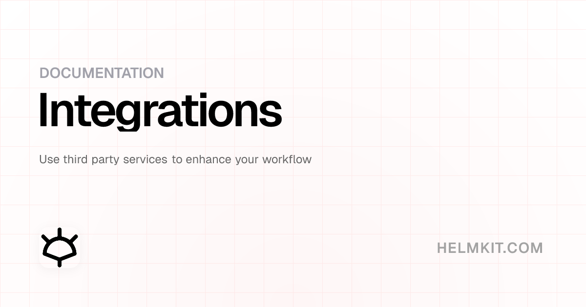 Integrations - Helm